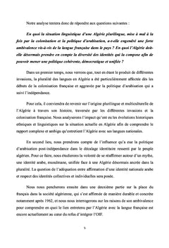 L'Algérie et la langue française, une relation ambigüe