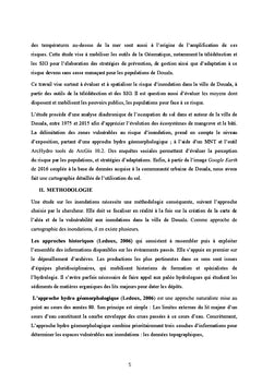 Teledetection et SIG dans la gestion des inondations urbaines a Douala