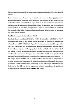 Teledetection et SIG dans la gestion des inondations urbaines a Douala