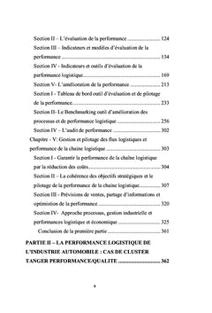 Performances des chaînes logistiques dans l'industrie automobile