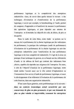 Performances des chaînes logistiques dans l'industrie automobile
