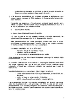 Entreprises textiles du Mali et Communaute Economique Afrique Ouest