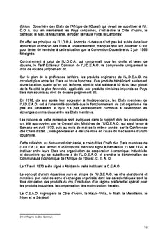 Entreprises textiles du Mali et Communaute Economique Afrique Ouest