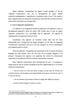 L'apport de l'oral dans les programmes de la réforme du cycle secondaire algérien