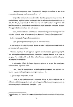 L'apport de l'oral dans les programmes de la réforme du cycle secondaire algérien