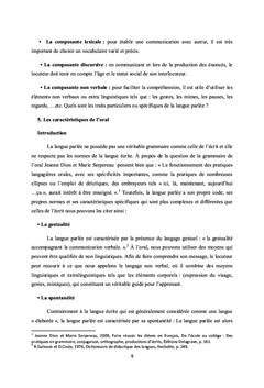 L'apport de l'oral dans les programmes de la réforme du cycle secondaire algérien