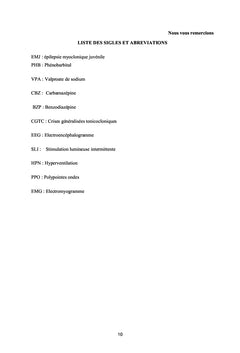 Epilepsie myoclonique juvénile (EMJ)