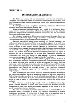 Fistule oesotracheale posttraumatique exclusion bilaterale
