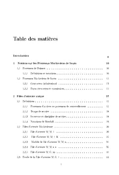 Réseaux de files d'attente