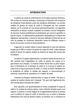 Approches d'évaluation du risque de crédit bancaire
