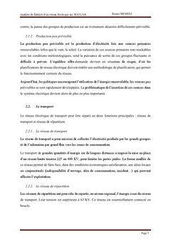 Analyse de fiabilité d'un réseau électrique sur MATLAB