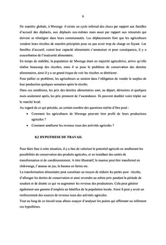 La transformation des produits agricoles
