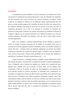 Construire son projet personnel et professionnel