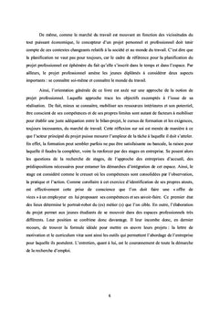 Construire son projet personnel et professionnel