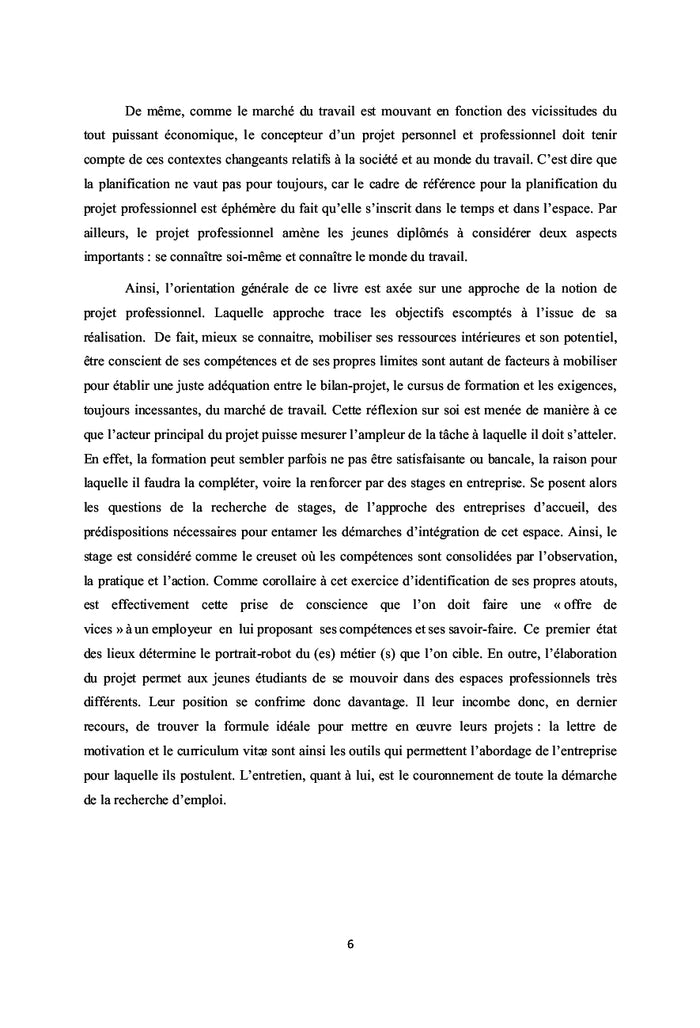 Construire son projet personnel et professionnel