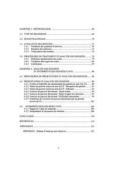 Conditions de l'exercice du pouvoir decisionnel des parents a l'ecole