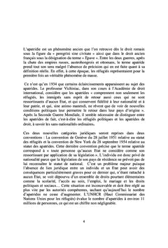 Doctrine juridique sur l'apatridie en droit international