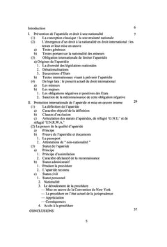 Doctrine juridique sur l'apatridie en droit international