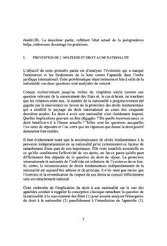 Doctrine juridique sur l'apatridie en droit international