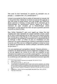 Doctrine juridique sur l'apatridie en droit international