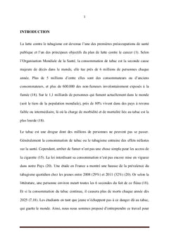 Tabagisme et ses effets sur la santé