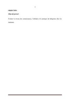Tabagisme et ses effets sur la santé
