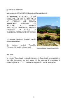 Le patrimoine durable à Ouaouizght