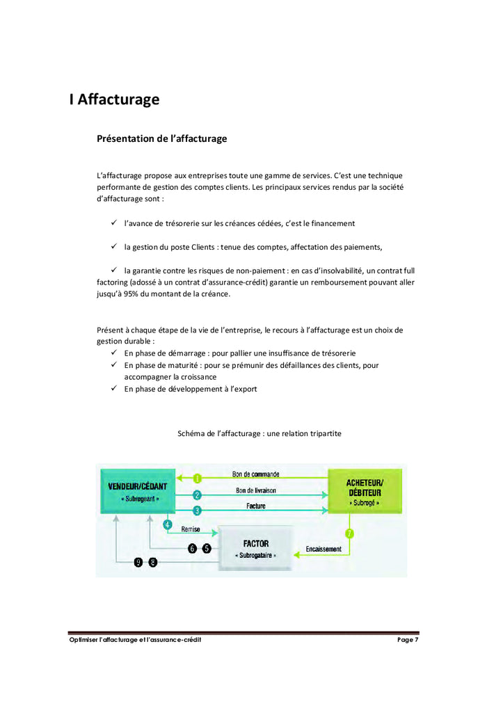 Optimiser l'affacturage et l'assurance-crédit