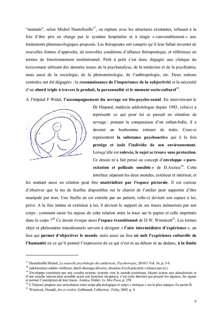 Consigne en art-thérapie, arts plastiques en addictologie