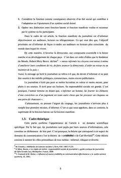 Medias du coupage: de l'information a la communication