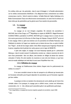 Medias du coupage: de l'information a la communication