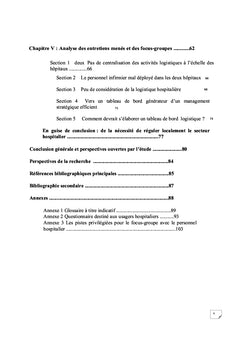 Les aleas de la logistique hospitaliere