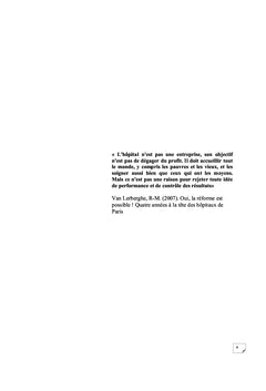 Les aleas de la logistique hospitaliere