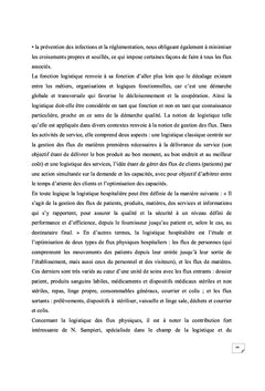 Les aleas de la logistique hospitaliere