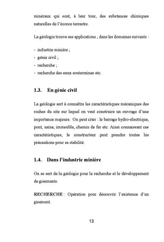 Controle geologique de l'exploitation miniere : Tome I