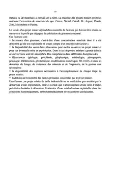 Travaux miniers et forages