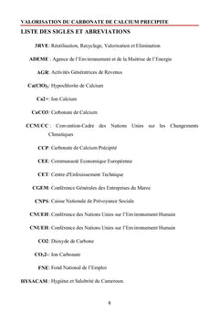 Valorisation du carbonate de calcium precipite
