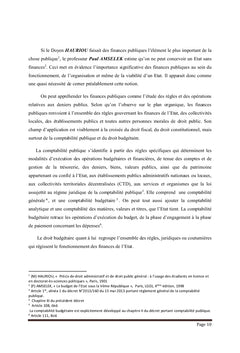 La specialite des credits a l'epreuve du budget programme au Cameroun
