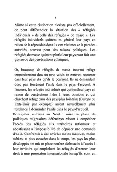 Droit doctrinal et jurisprudentiel sur le droit d'asile