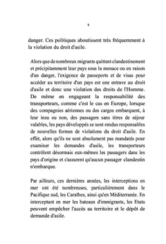 Droit doctrinal et jurisprudentiel sur le droit d'asile