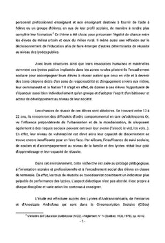 Encadrement scolaire au lycée