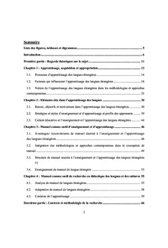Contextualisation et adaptation des méthodes du FLE