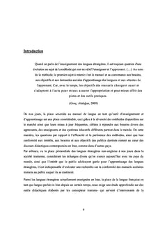 Contextualisation et adaptation des méthodes du FLE