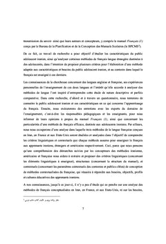 Contextualisation et adaptation des méthodes du FLE
