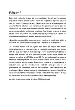 Impact des circuits courts de commercialisation sur le prix perçu