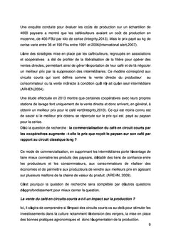 Impact des circuits courts de commercialisation sur le prix perçu