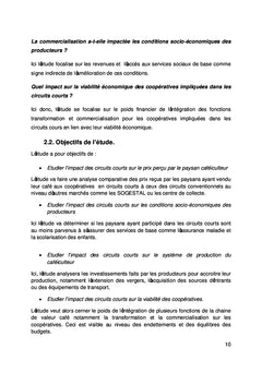 Impact des circuits courts de commercialisation sur le prix perçu