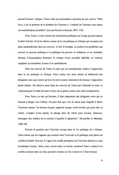 Les problemes politiques dans les deux premiers romans de S.L.Tansi
