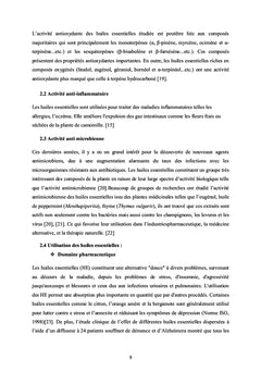 Caracterisation de l'Huile Essentielle du clou de girofle