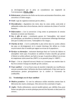 Fabrication et maintenance des foyers améliorés au charbon à bois